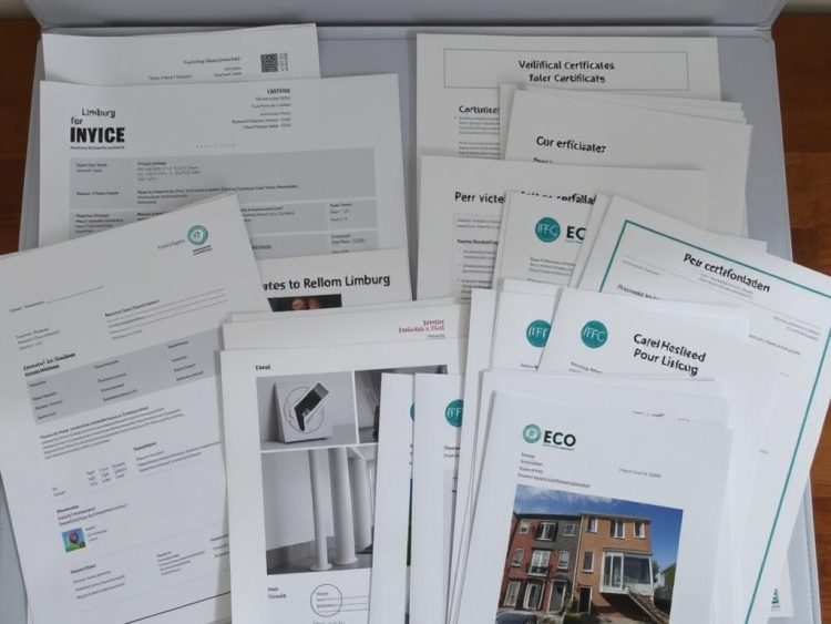 Benodigde documenten voor premie ramen en deuren aanvraag in Limburg