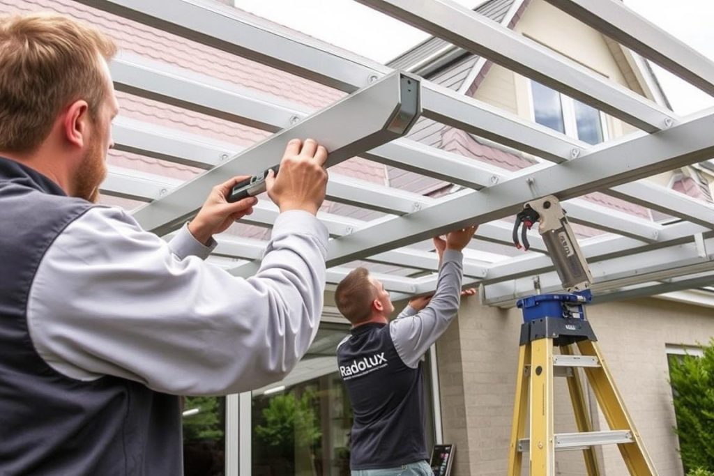 Radolux expert die terrasoverkapping installeert in Limburg