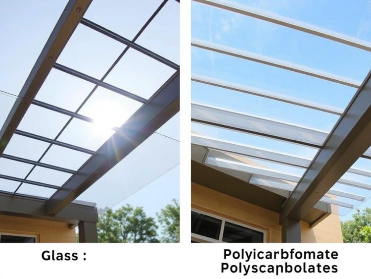 Vergelijking glas en polycarbonaat voor terrasoverkapping Radolux Limburg