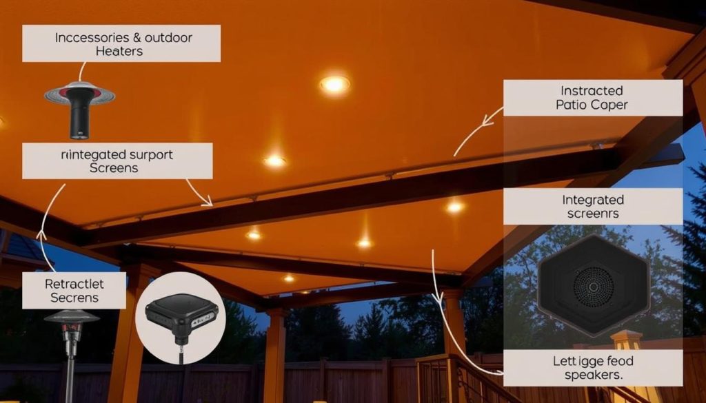 Verlichting en accessoires voor terrasoverkapping Radolux Limburg