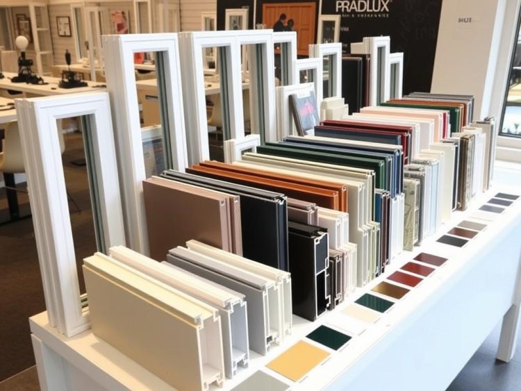 Verschillende PVC raamprofielen en kleurstalen bij Radolux in Genk