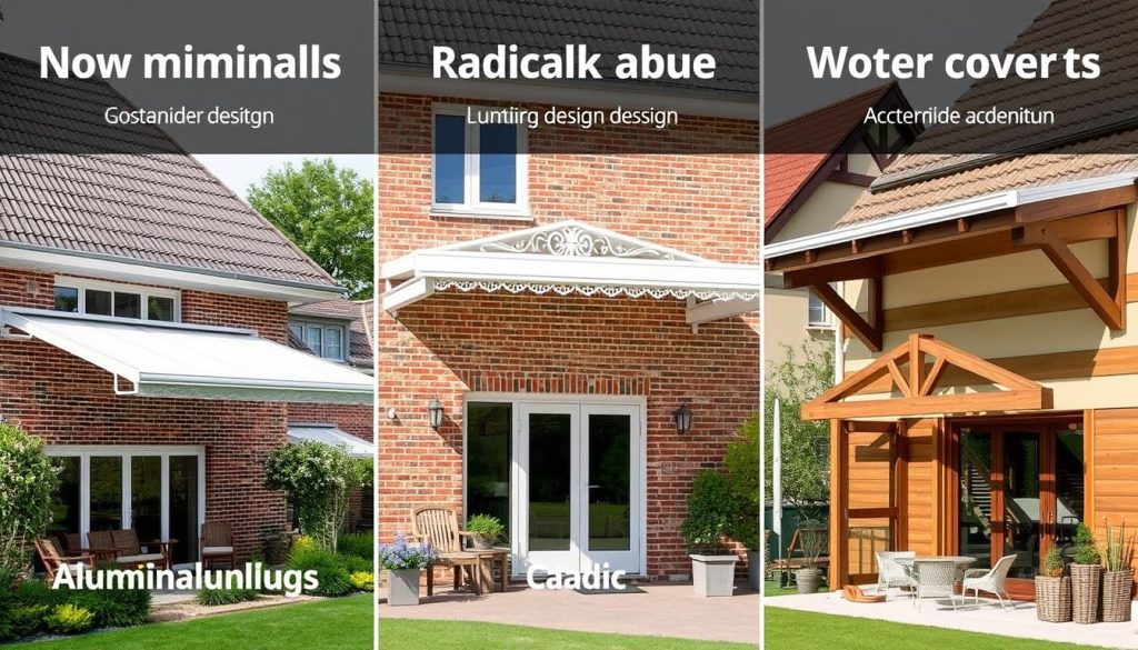 Verschillende designopties voor terrasoverkapping Radolux Limburg