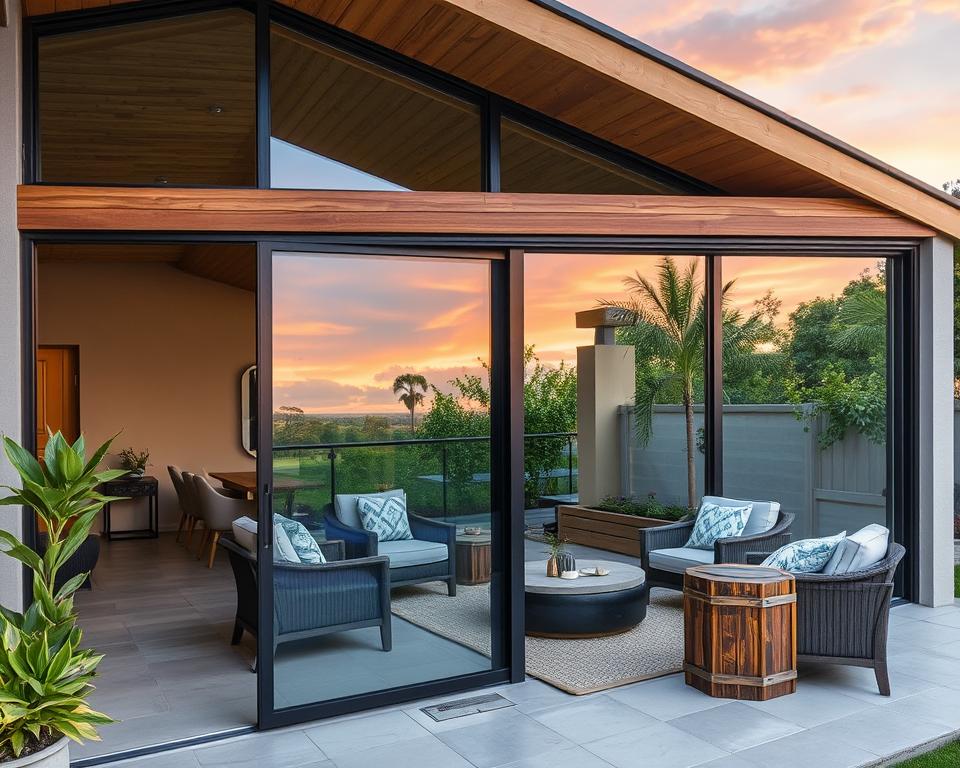 Geniet van uw buitenruimte met glazen schuifwanden
