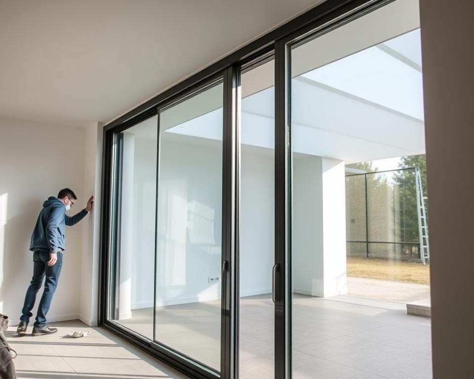 glazen schuifwand inclusief montage prijs