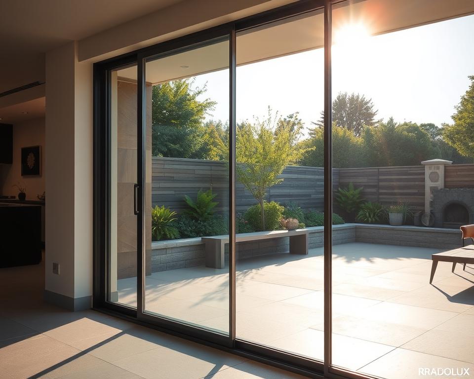 glazen schuifwand voor buiten in Geleen